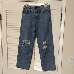Distressed Blue Women's Jeans